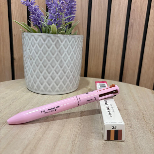 Bolígrafo 4 en 1 de cosmética