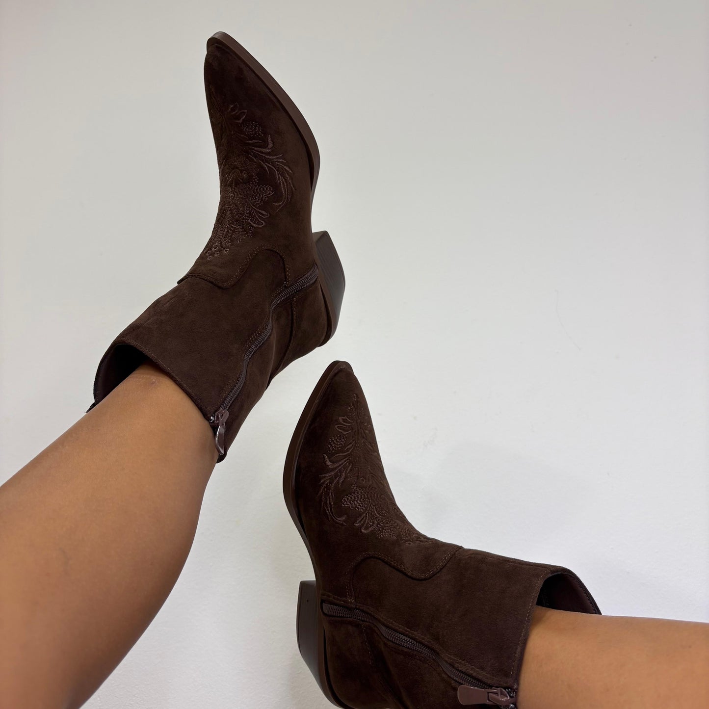 Botas Cowboy Marrón Chocolate