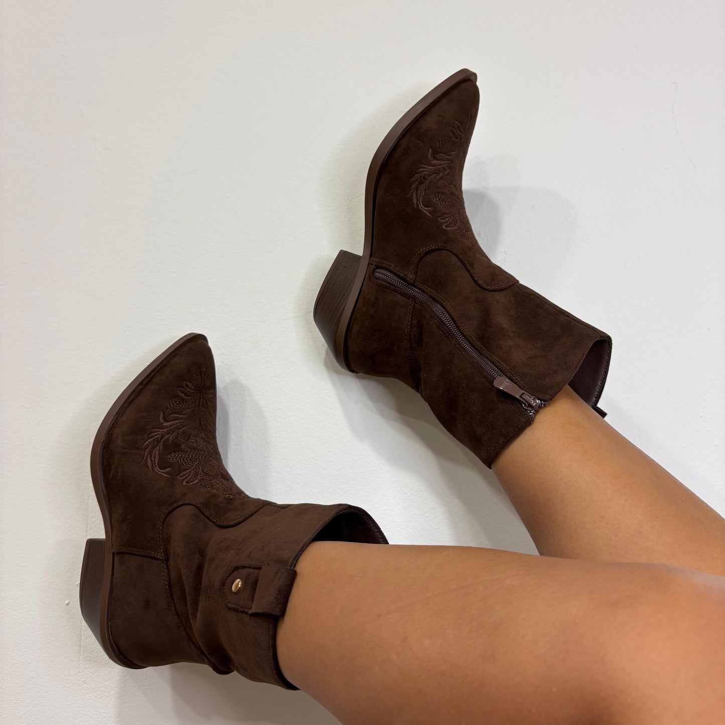Botas Cowboy Marrón Chocolate