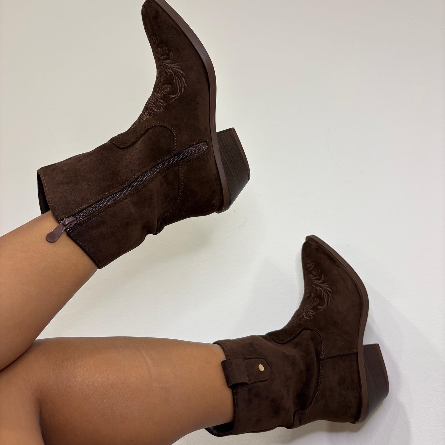 Botas Cowboy Marrón Chocolate