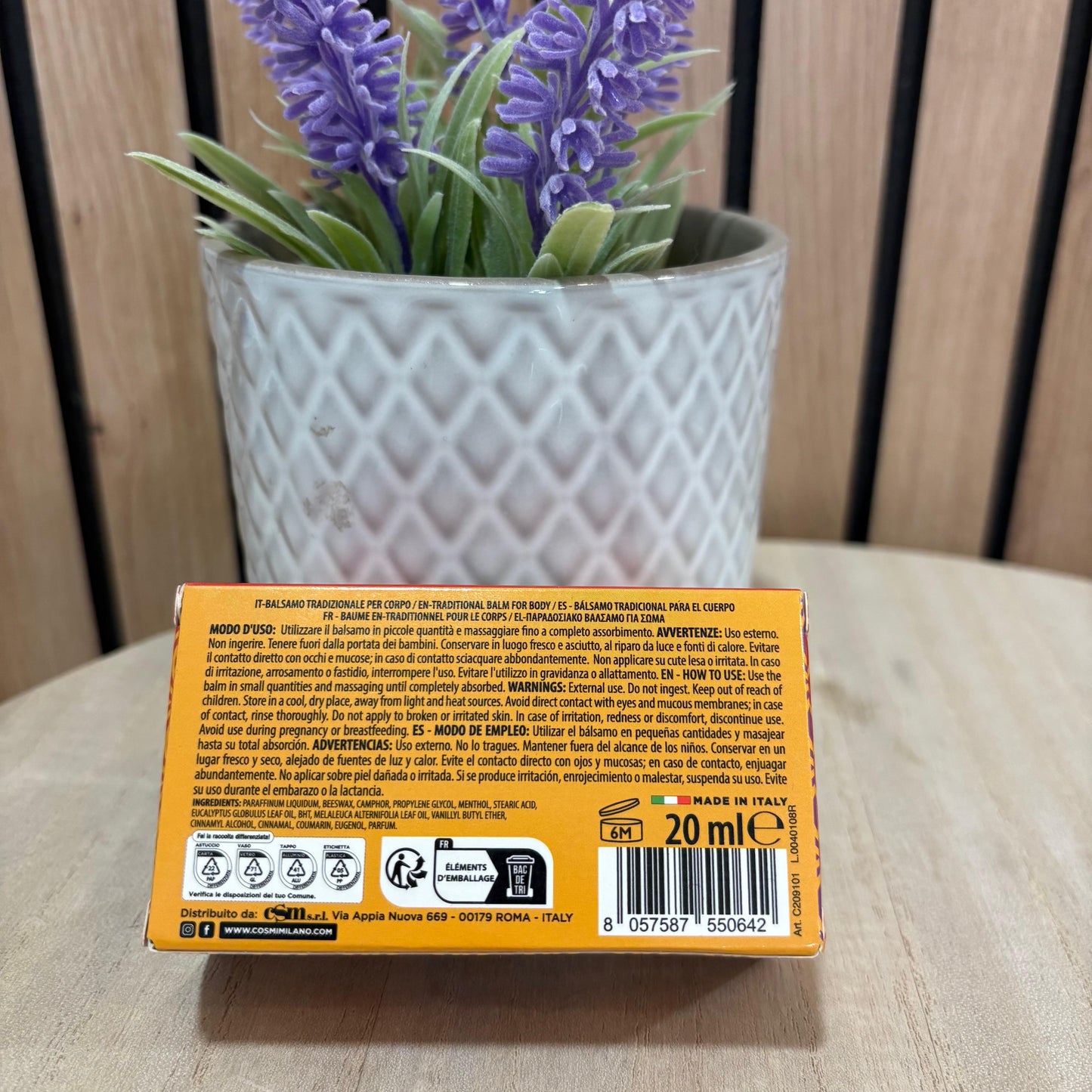 Bálsamo Asiático – Alivio instantáneo para dolores musculares y articulares