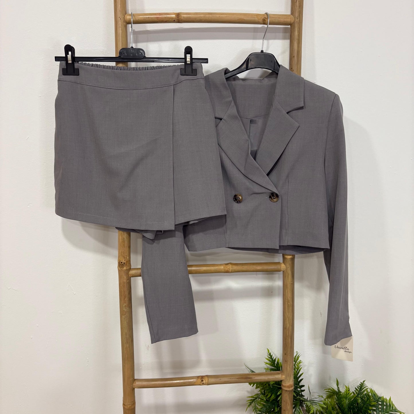 Falda Pantalón Gris