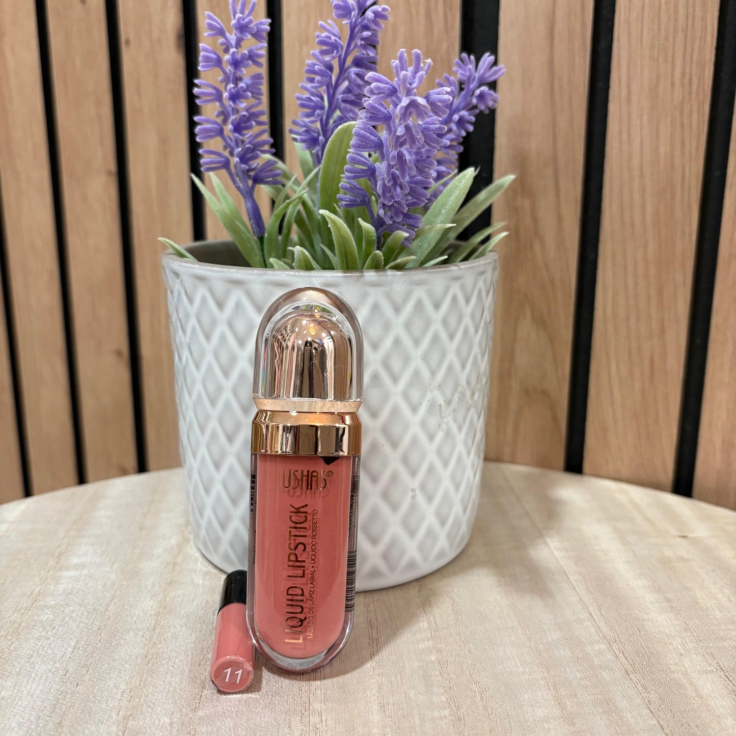 Labial Líquido Rosa Súper Permanente con Acabado Intenso