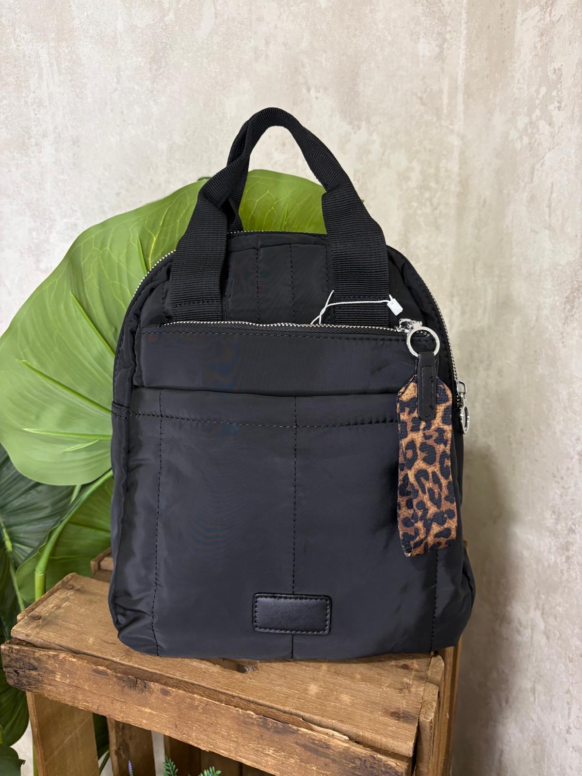 Mochila Nylon Leopardo