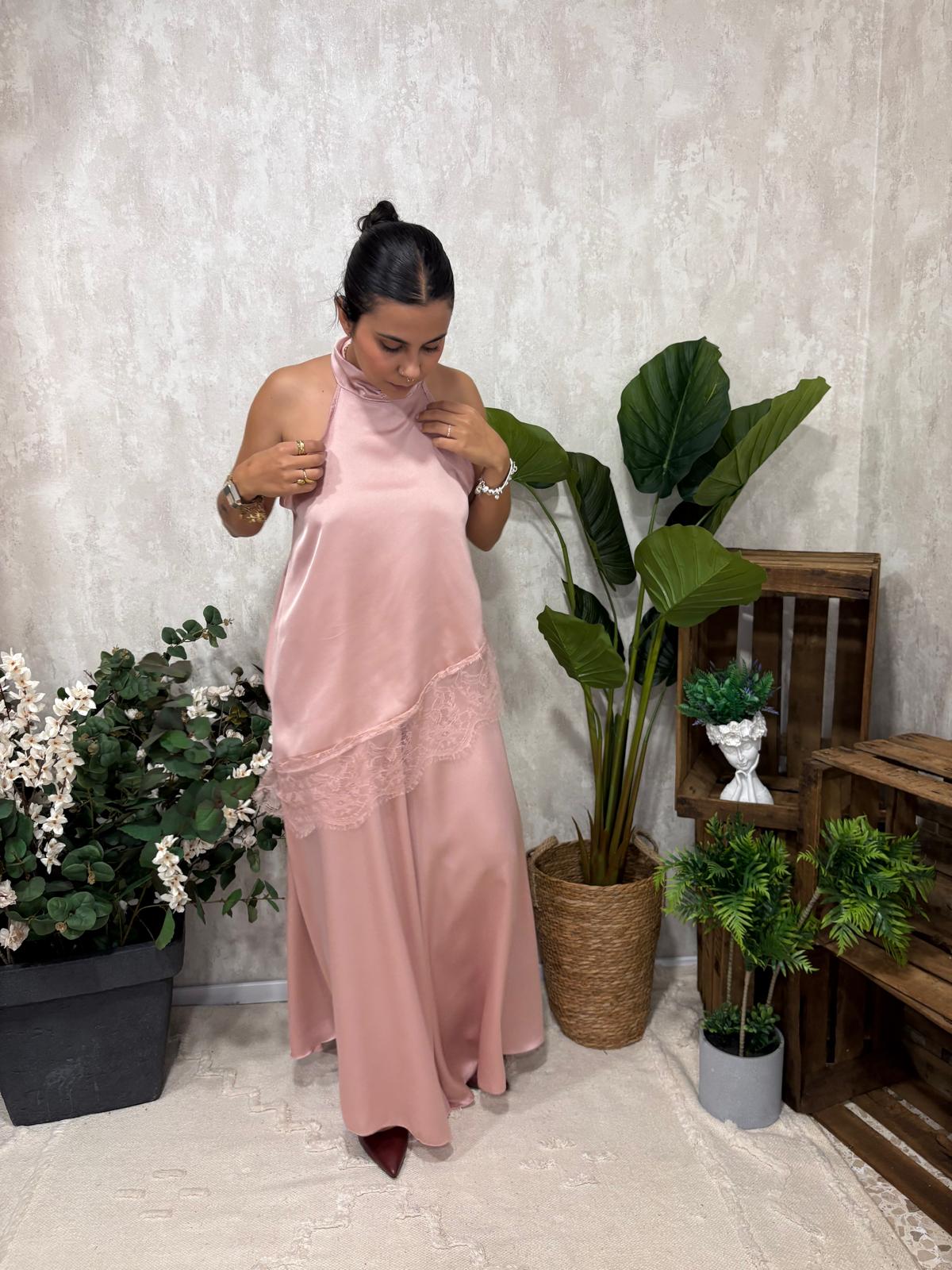 Pantalón Raso Rosa