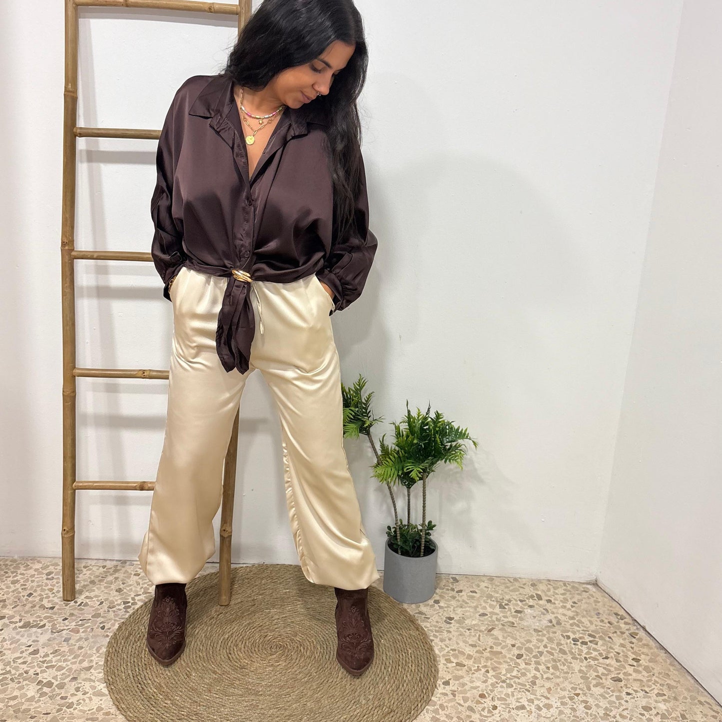 Pantalón de Raso Viral