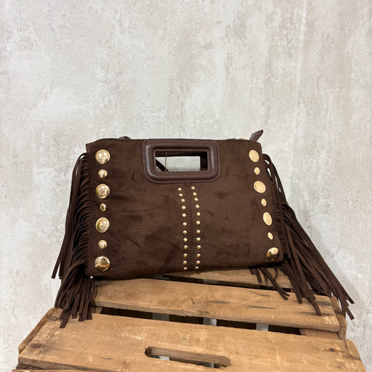 Bolso Chocolate Flecos