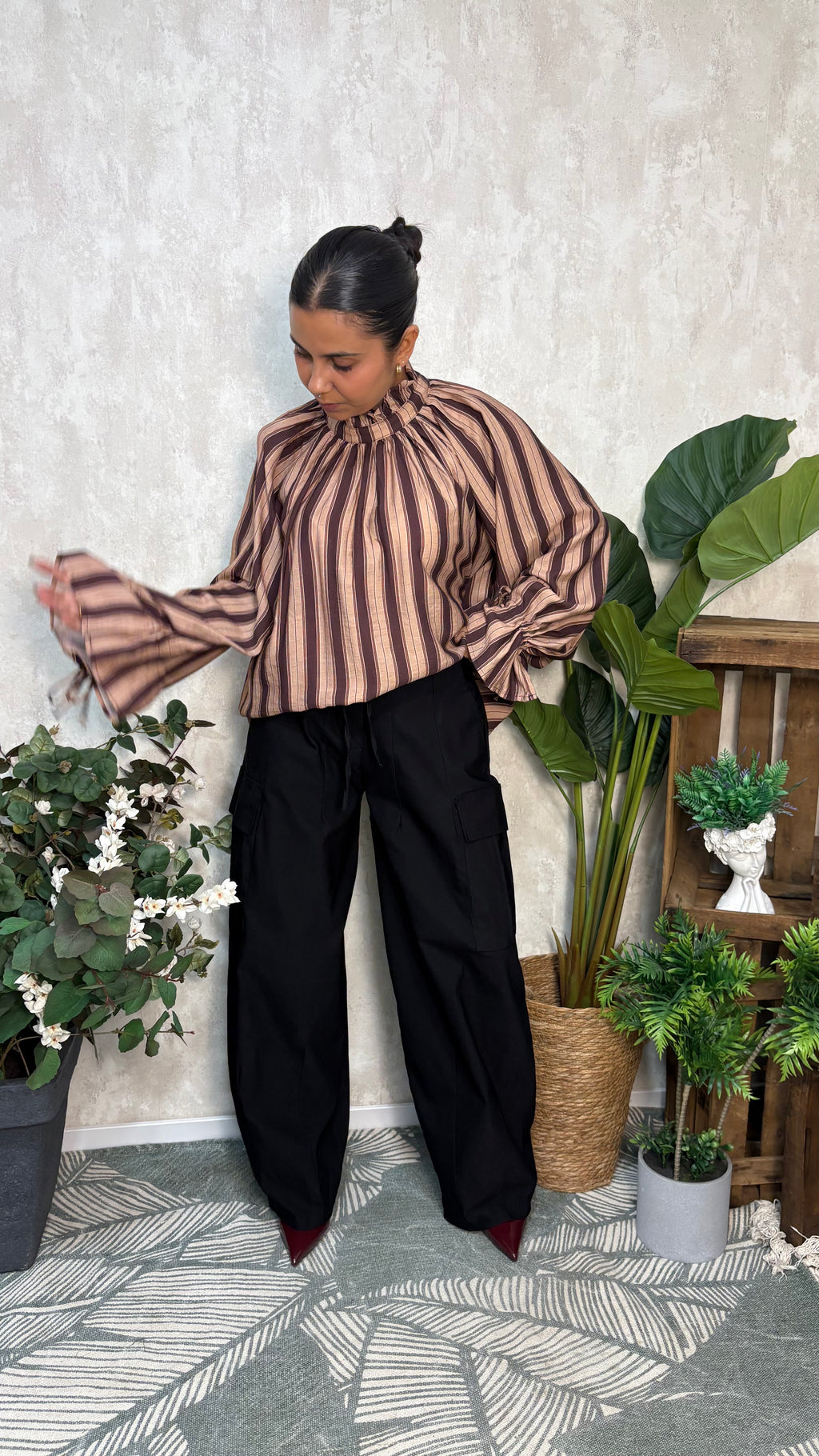 Camisa Manga Cuerda