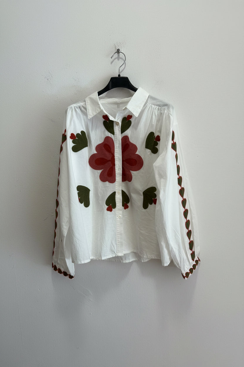 Camisa Bordada