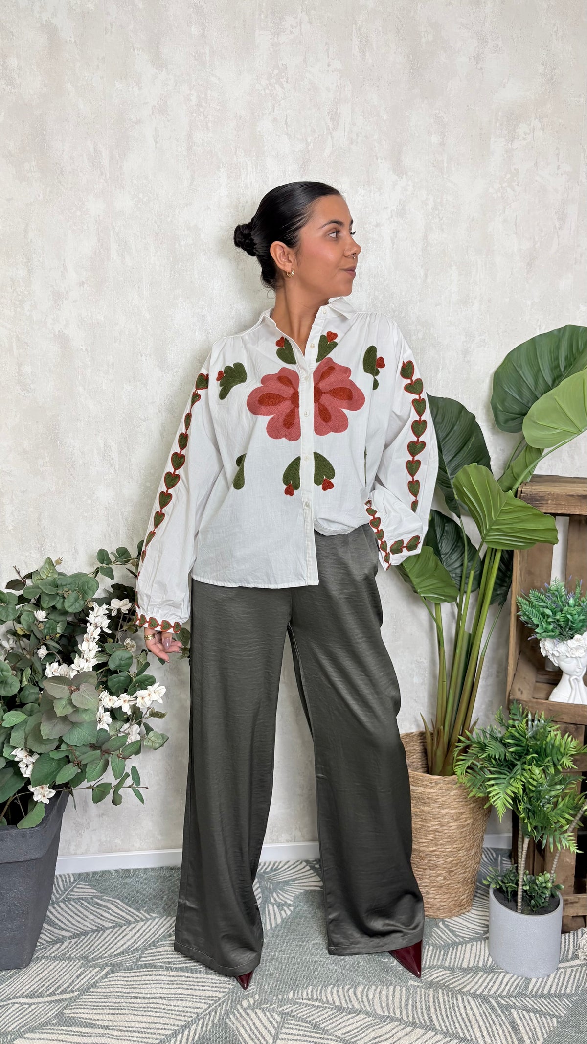 Camisa Bordada