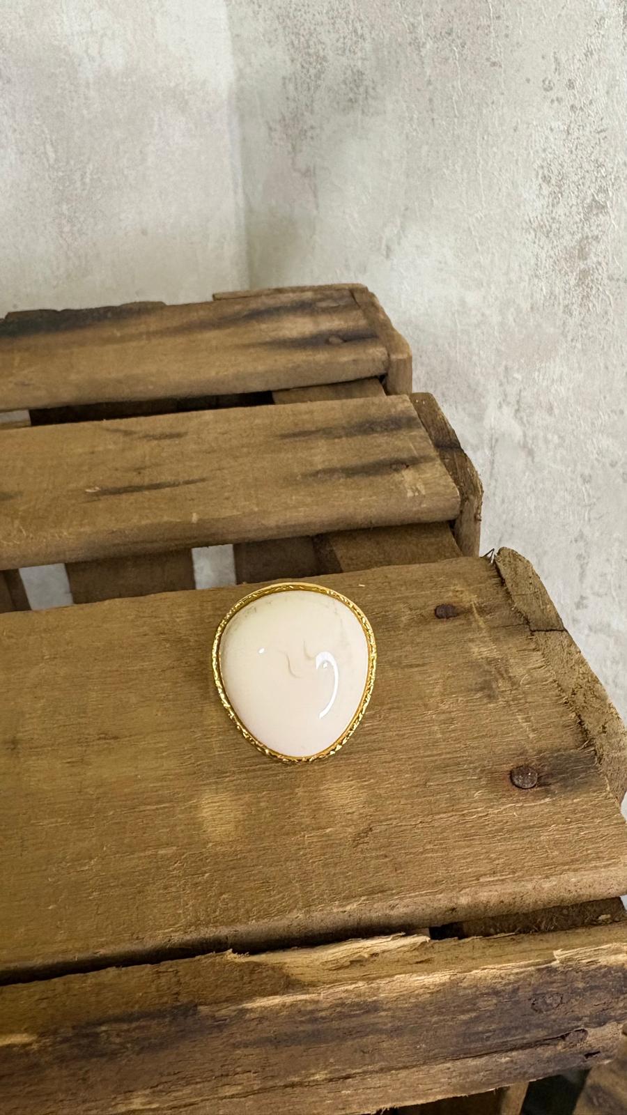 Anillo Beige