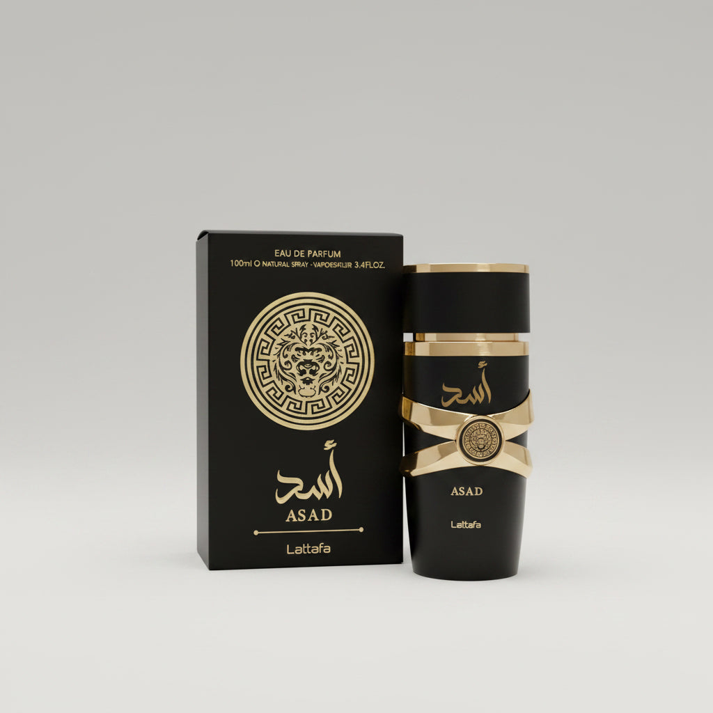 Asad de Lattafa Eau de Parfum 100 ml – Fragancia Ámbar-Especiada Masculina Original – Cosmética para mujer | Mayshop