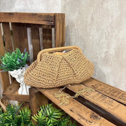 Bolso Crochet Marrón