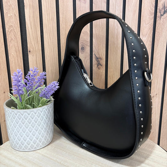 Bolso de Piel con Tachuelas