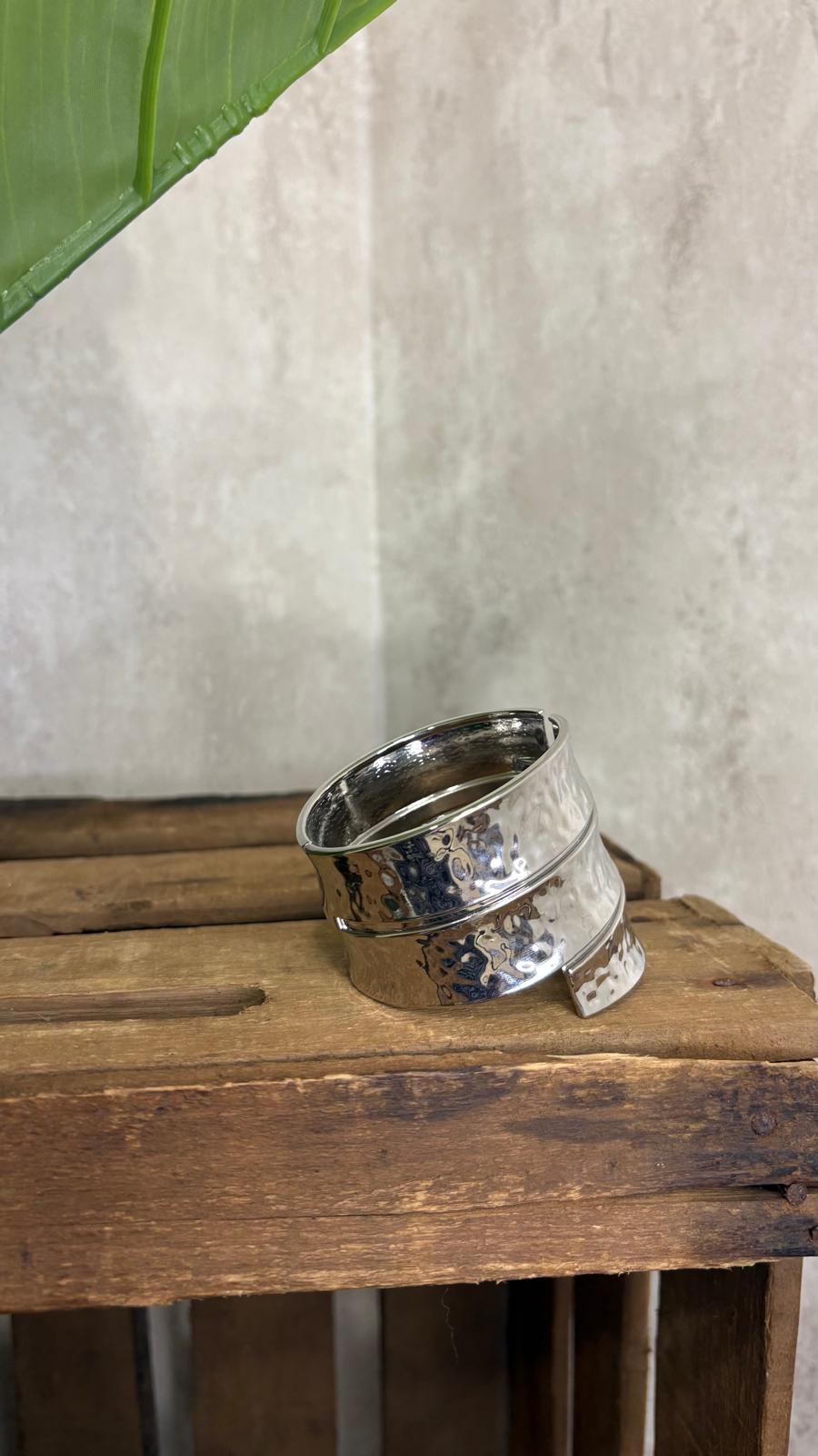Brazalete Asimétrico Plata