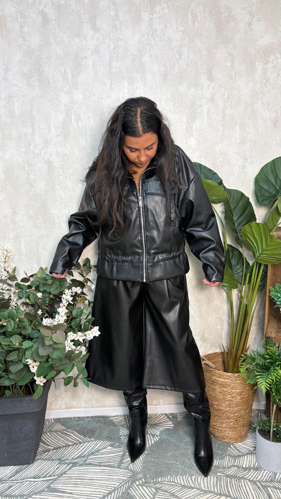 Chaqueta Polipiel Zara