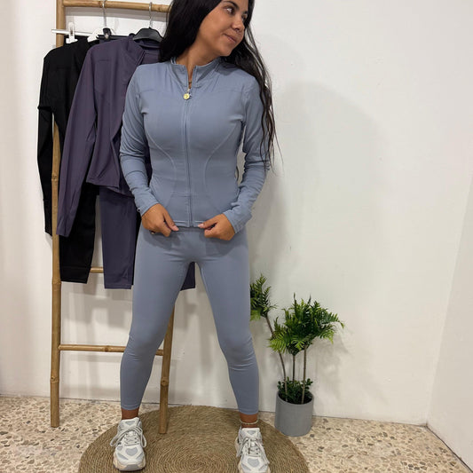 Conjunto Deportivo 3 Piezas en Licra Tipo Guante