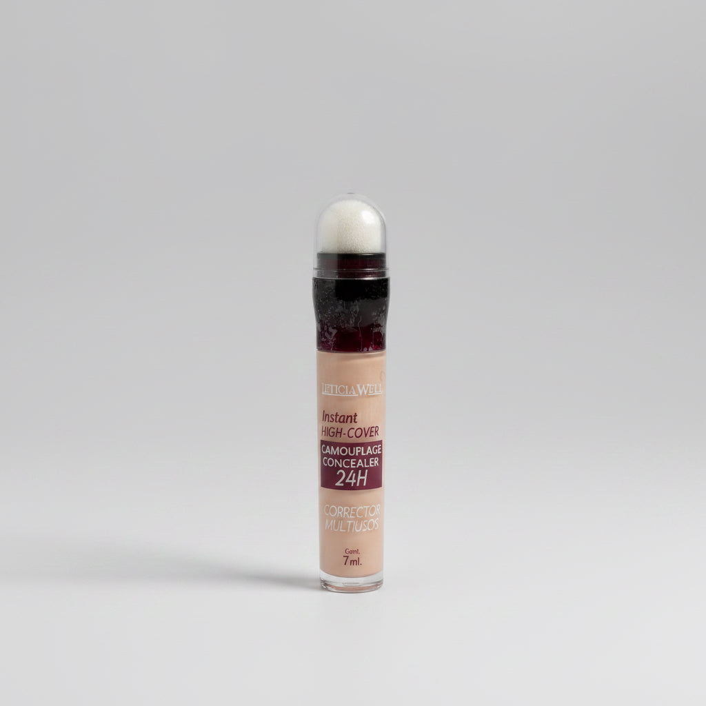 Corrector de Maquillaje con Esponja – Alta Cobertura – Cosmética para mujer | Mayshop
