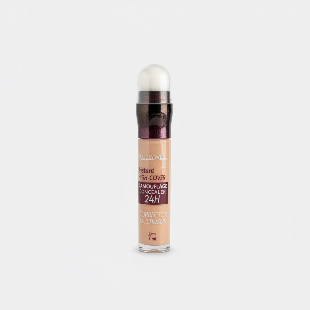 Corrector de Maquillaje con Esponja – Alta Cobertura – Cosmética para mujer | Mayshop