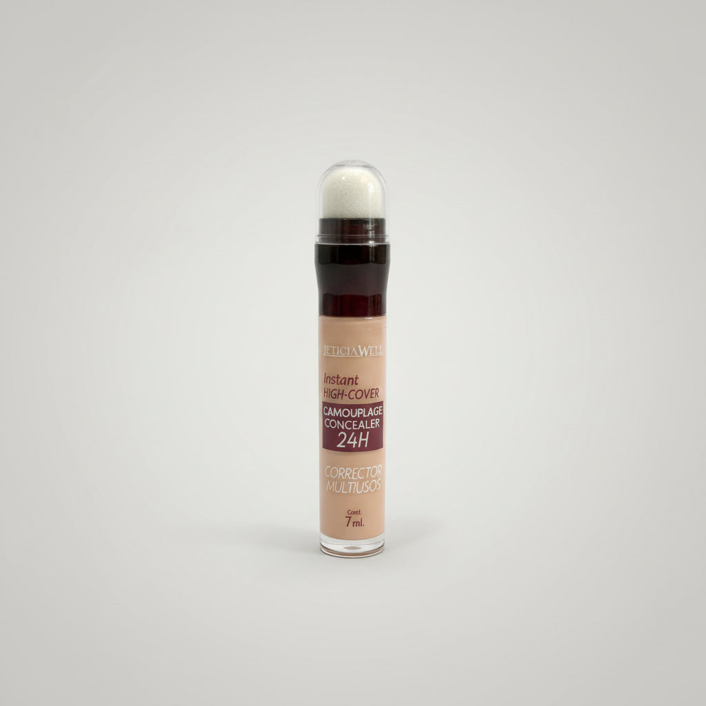 Corrector de Maquillaje con Esponja – Alta Cobertura – Cosmética para mujer | Mayshop