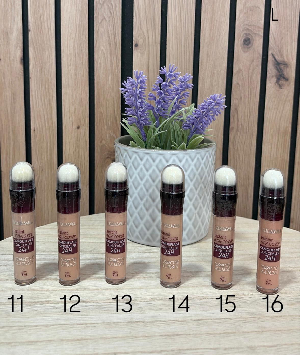Corrector de Maquillaje con Esponja – Cobertura Perfecta