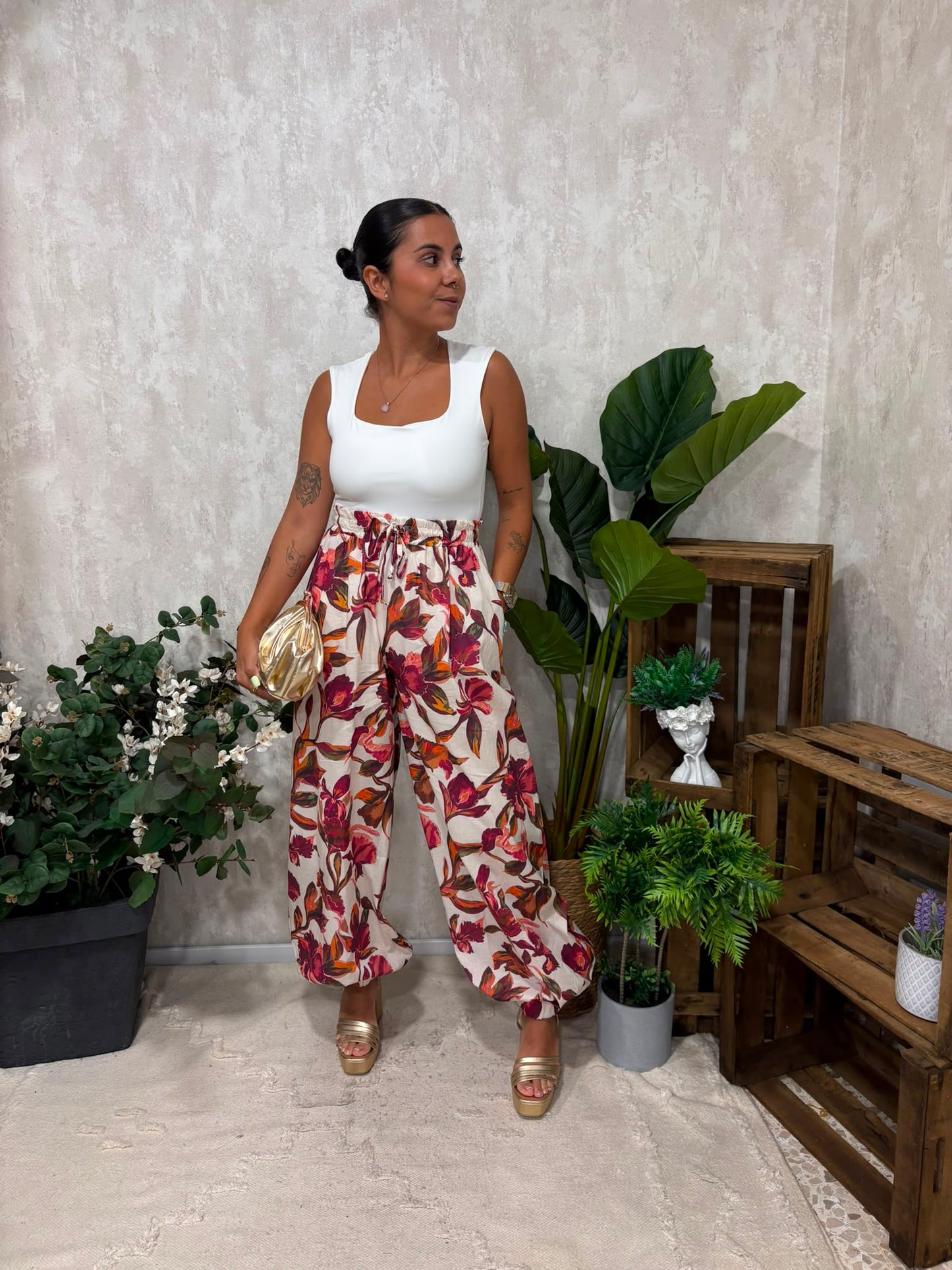 Pantalón Flores
