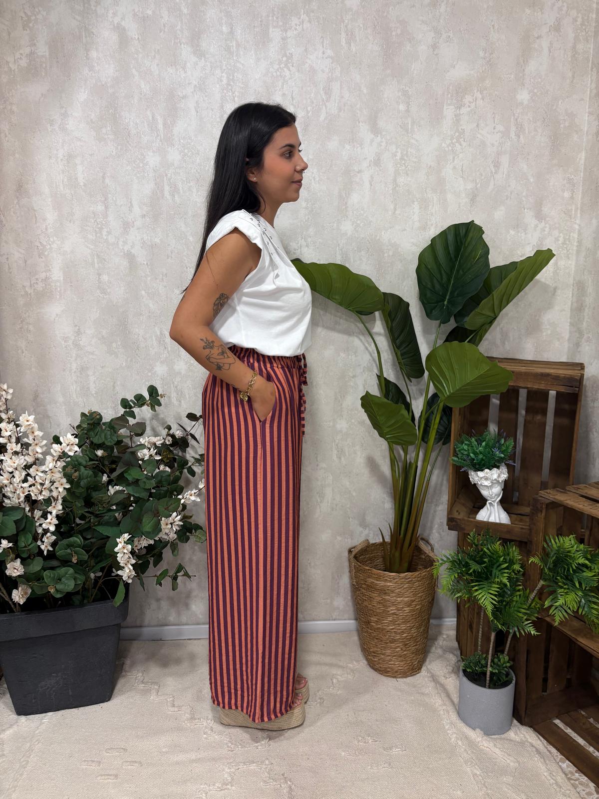 Pantalón Rayas Fresco