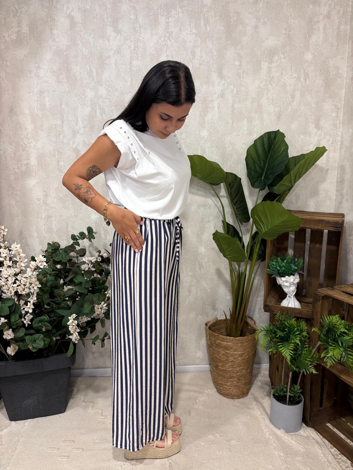 Pantalón Rayas Fresco