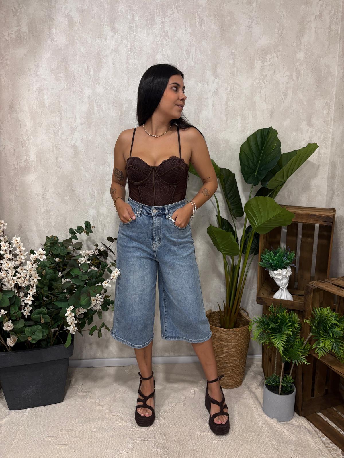 Pantalón Vaquero Pirata