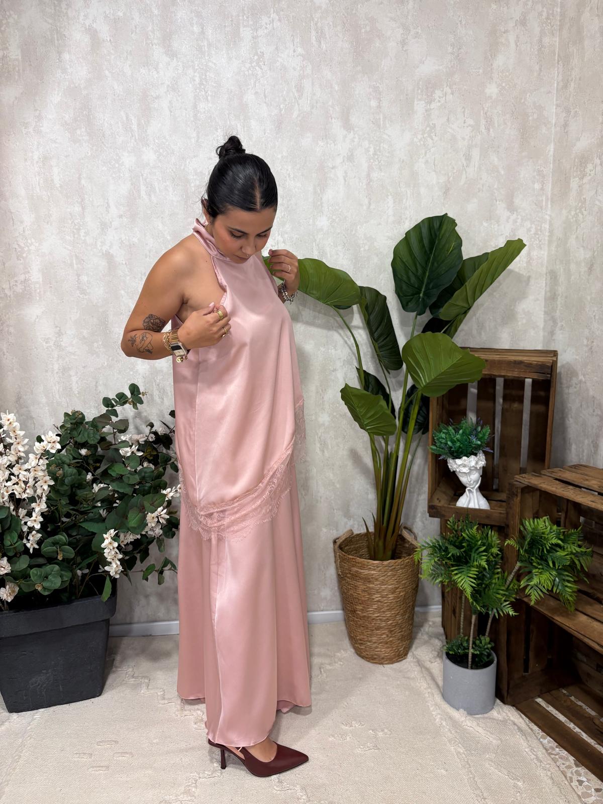 Pantalón Raso Rosa
