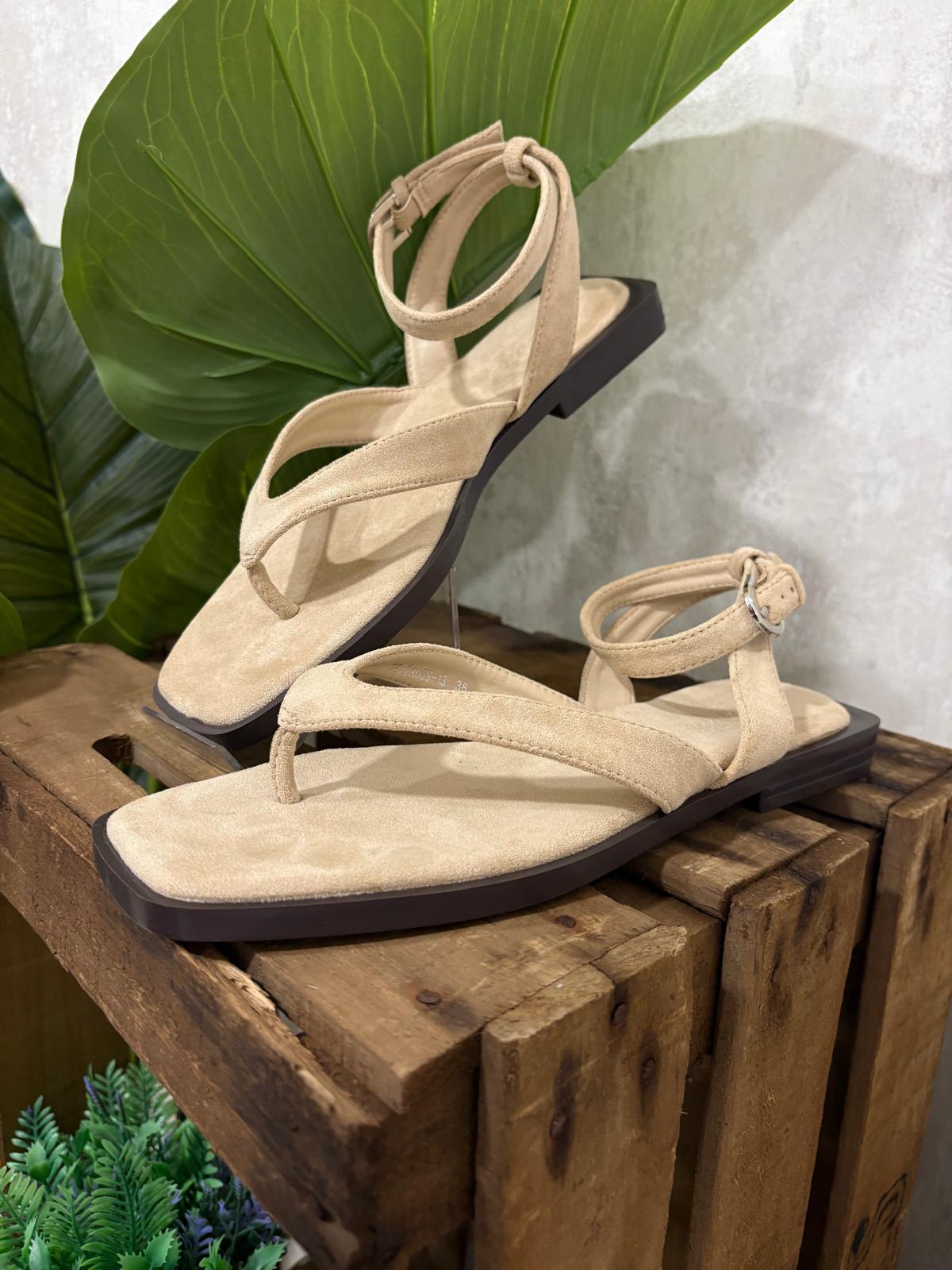 Sandalia Beige