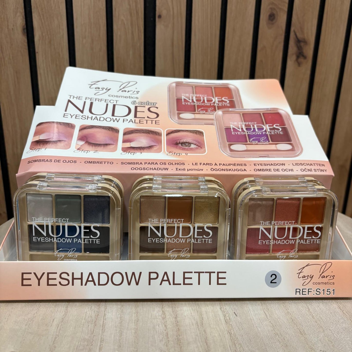 Paleta de Sombras Nude – Tonos Naturales