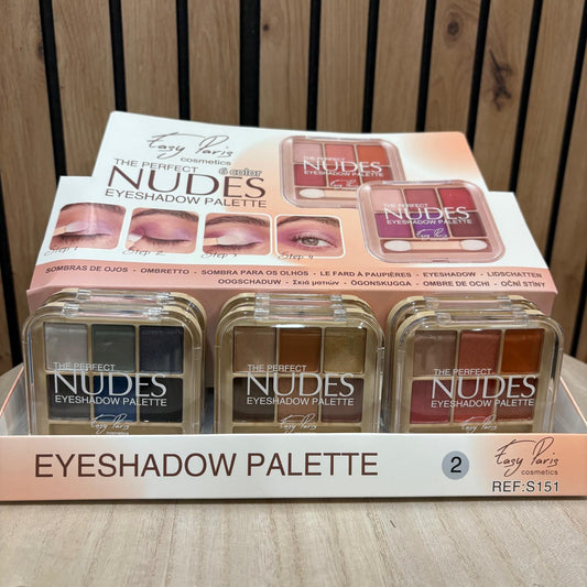Paleta de Sombras Nude – Tonos Naturales