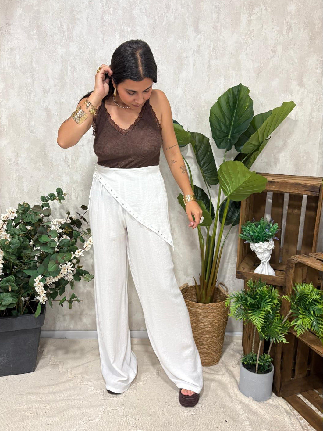 Pantalones Con Tachuelas