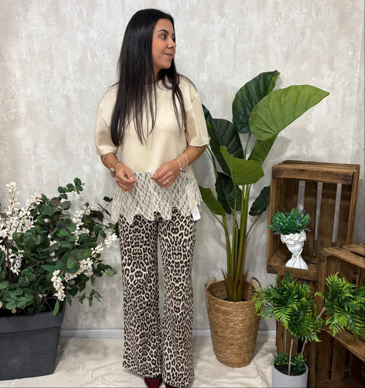 Vaquero Leopardi – Ropa para mujer | Mayshop