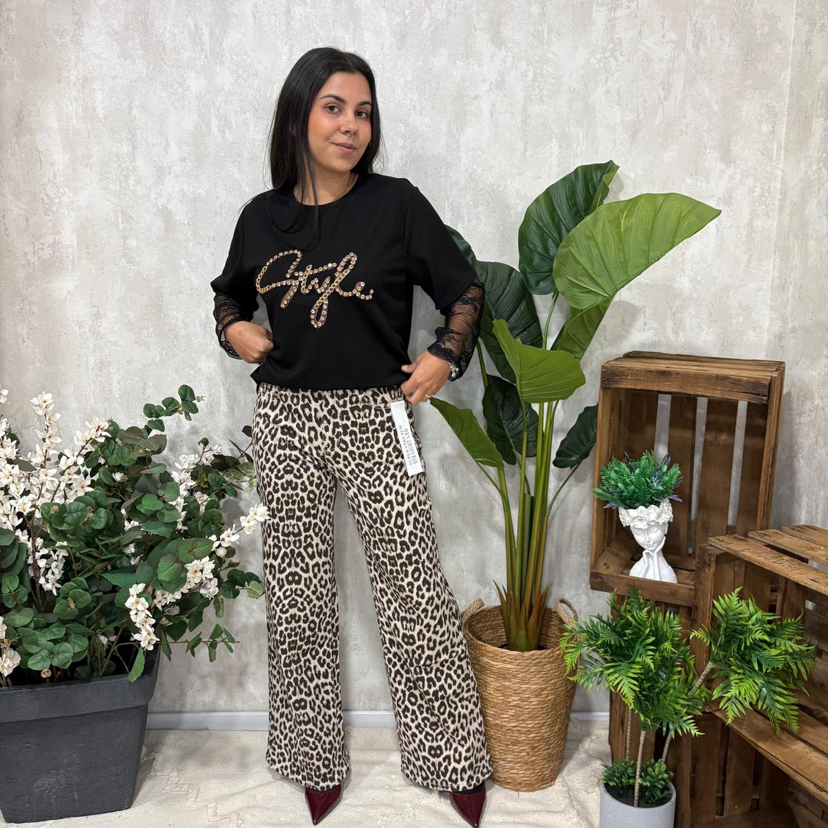 Vaquero Leopardi – Ropa para mujer | Mayshop