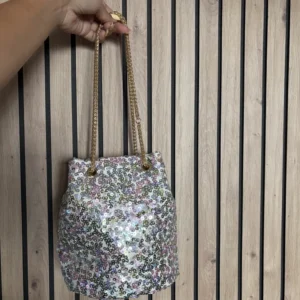 Bolso lentejuelas bombonera