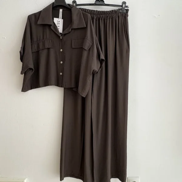 conjunto chocolate