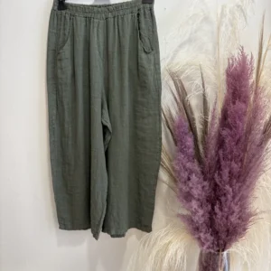 pantalon lino bolsillos